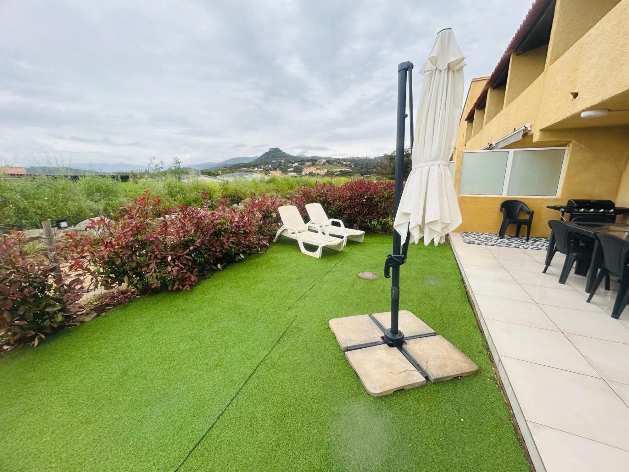 La Belle Vie F4 Bord De Plage Avec Jardin Calcatoggio  Bagian luar foto